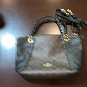 Coach 3 piece set (handbag, wallet and cosmetic case)